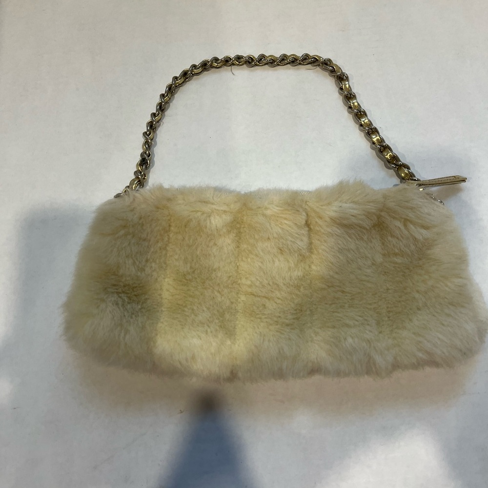 Vintage Fashion Express Faux Fur Small Purse
